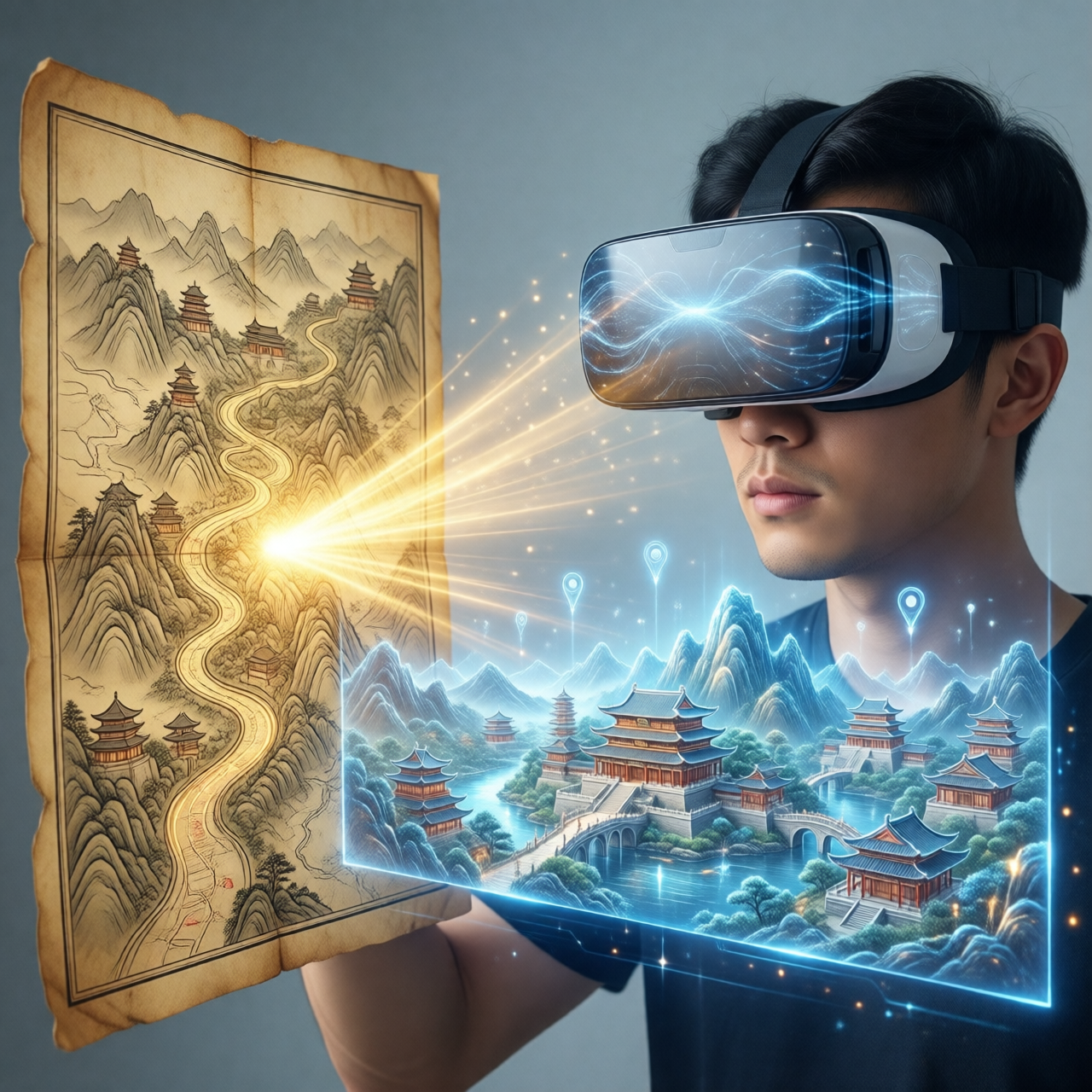 从平面地图到VR全景：景区导览方式的演进历程与未来趋势